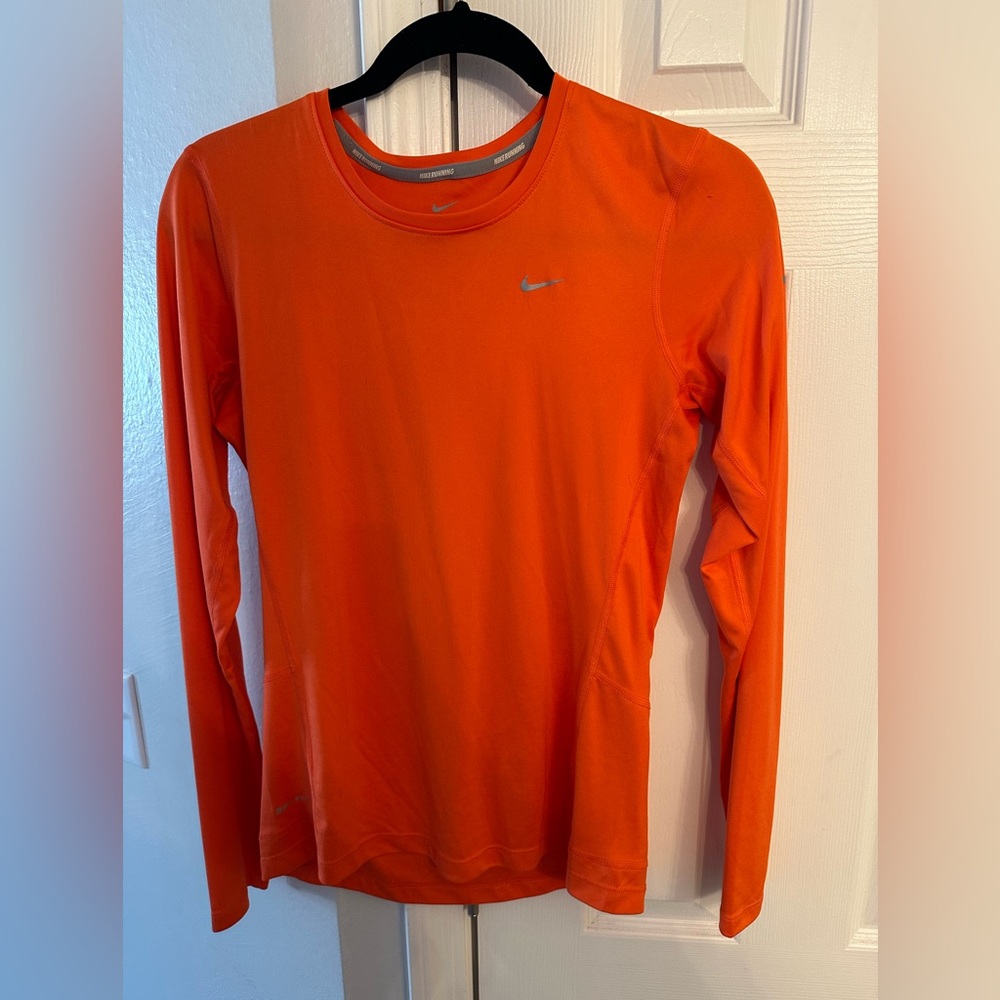 Nike Dri-FIT Vibrant Orange Running Top